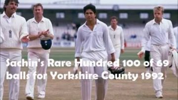 Sachin’s 107 (Headingley, Yorkshire Vs Lancashire, 1992)