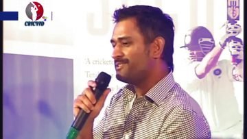 M.S. Dhoni on Sachin Tendulkar