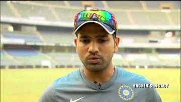 Rohit Sharma on Sachin
