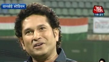 Sachin Tendulkar Interview (Aaj Tak, 2015)
