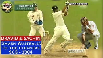 Sachin’s 60* (Sydney, Vs Australia, 2004)