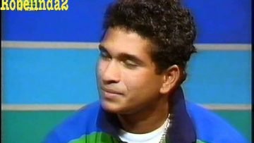 Sachin Tendulkar Interview (1992, World Cup)