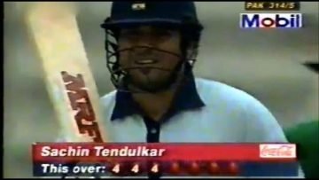 Sachin’s 44 (Dhaka, Vs Pakistan, 1998)