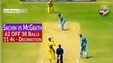 Sachin’s 62 (Visakhapatnam, Vs Australia, 2001)