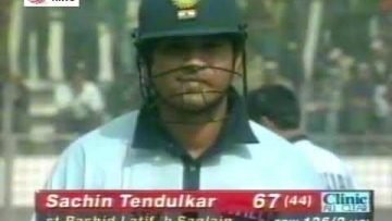 Sachin’s 67 (Dhaka, Vs Pakistan, 1998)