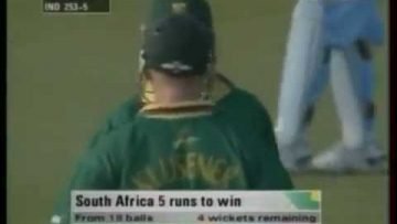 World Cup ’99- Sachin 28 (Hove, Vs South Africa, 1999)