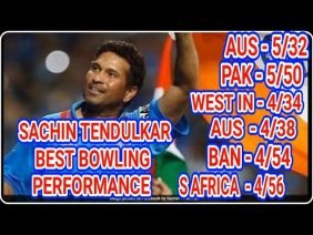Sachin’s Top 10 ODI Bowling Feats