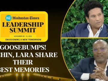 Lara -Tendulkar: HT Leadership Summit 2022
